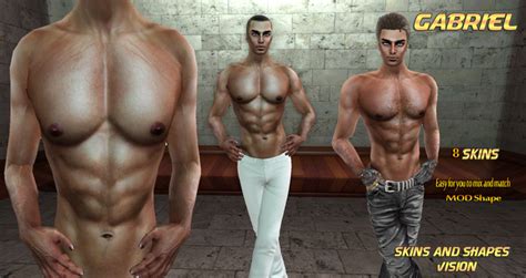 Second Life Marketplace Vision New Skins And Shape Gabriel