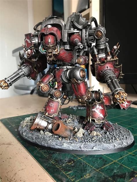 Pin By Rkh On Chaos Titans Warhammer 40k Miniatures Warhammer