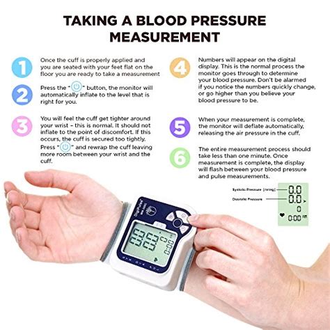 Blood Pressure Cuff Wrist Monitor Automatic Digital