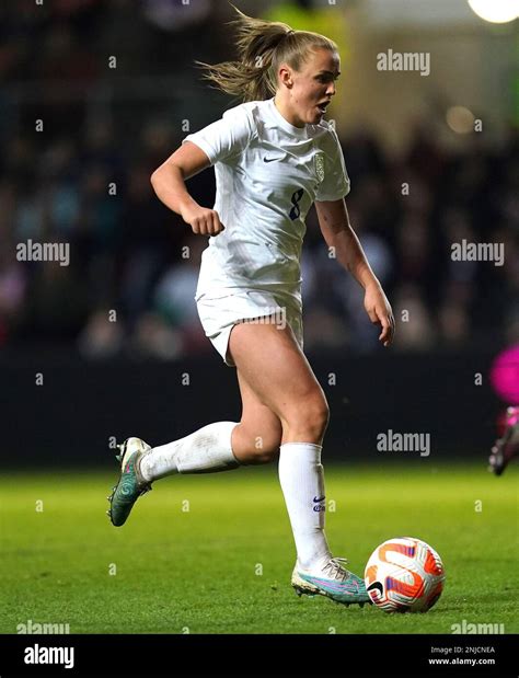 England S Georgia Stanway In Action During The Arnold Clark Cup Match At Ashton Gate Bristol