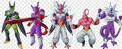 Frieza And Cell And Buu