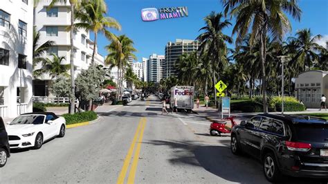 The Most Famous Drive In South Beach Ocean Drive Youtube