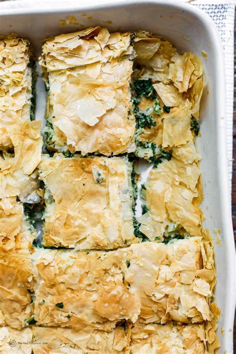 A full meal in ­itself, you don't need to worry about ­anything else, except perhaps some seasonal greens. Spanakopita Recipe (Greek Spinach Pie) | The Mediterranean Dish. The best tutorial for how to ...