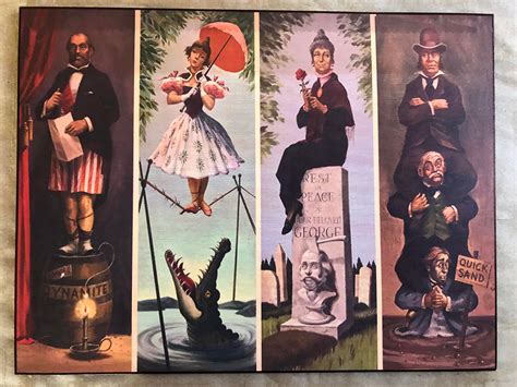 Haunted Mansion Stretching Portraits Disneyland Art Version 1 Etsy In