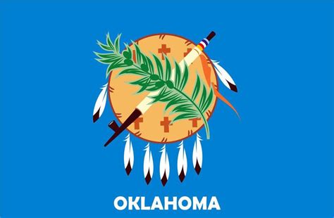 State Flag Of Oklahoma Oklahoma State Flag Historical Society Zelda