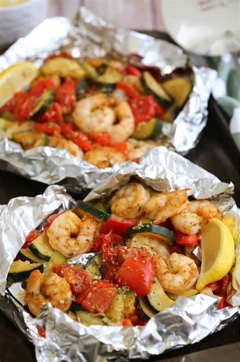 Like eliza doolittle in my fair lady, the tenderloin can appear rough and plain at first glance: Grilled Shrimp Foil Packs - My Organized Chaos