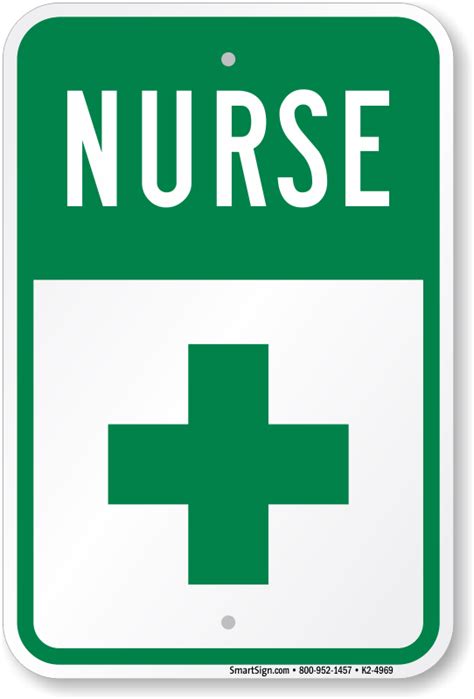 Nurse Signs Nurse Parking Signs
