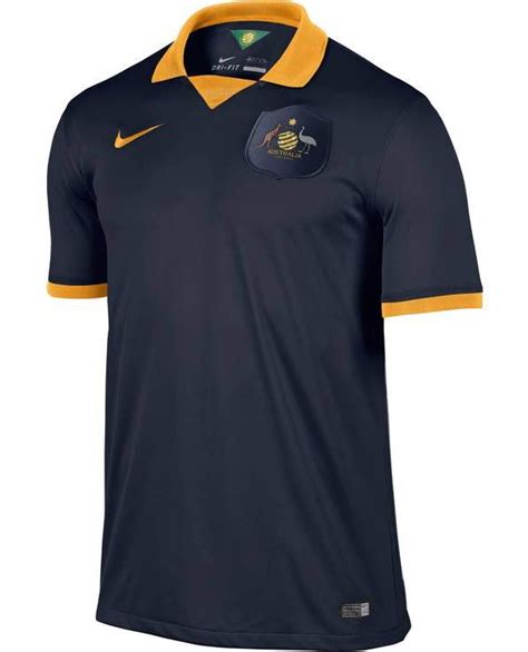 Browse our wide range of australian socceroos merchandise which include caps, tees, pants, jerseys and more available online or in a rebel store near you. New Australia Away Shirt World Cup 2014- Blue Socceroos ...