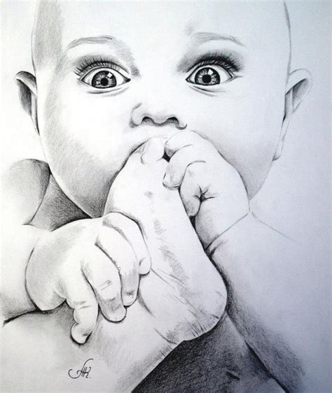 Pencil drawing mother and baby photos baby paintings | desipainters. Pin on Artsy