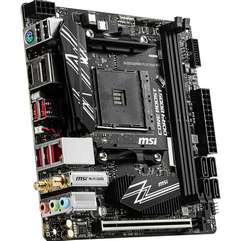 Msi B450i Gaming Plus Max Wifi Am4 Mini Itx B450igpmaxwi Bandh