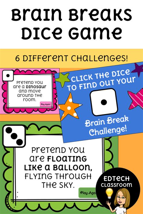 Student Brain Break Game Teacher Lesson Plan Minilesson Activity