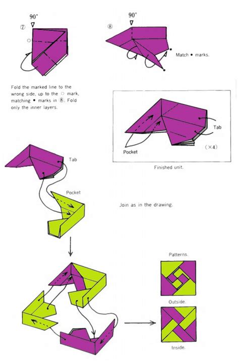 Origami Box Templates Embroidery Origami Box Template