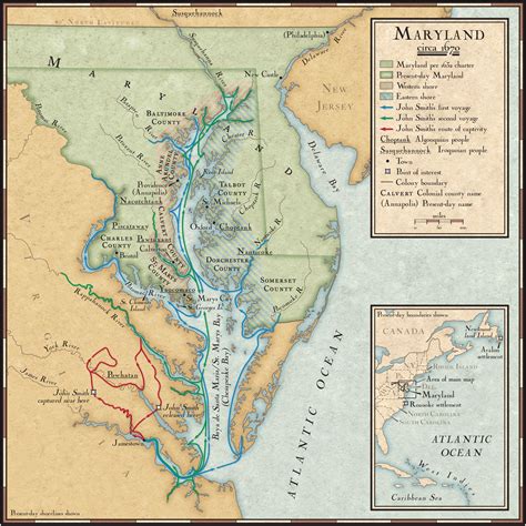 Printable Map Of Chesapeake Bay Printable Maps