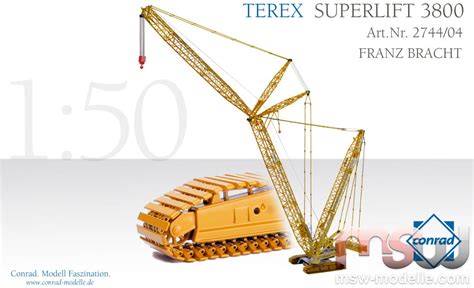 Terex Crawler Crane 150 Superlift 3800 Franz Bracht Conrad 274404