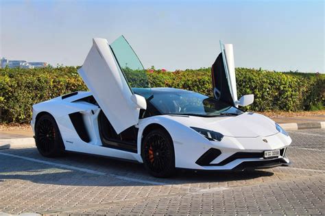 Rent Lamborghini Aventador S Roadster Dubai Convertible Cars Rental