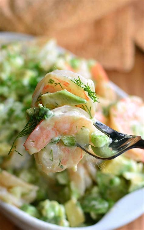 Toss the shrimp occasionally to make sure they are all exposed to the cold water. The BEST Avocado Cold Shrimp Salad - Will Cook For Smiles