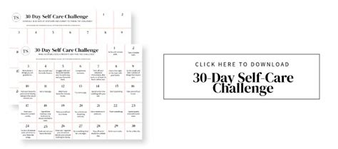 30 Day Self Care Challenge Printable Tulip And Sage Gratitude