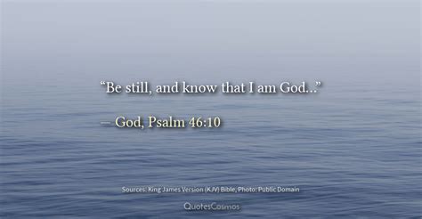 Psalm 46:10 “Be still, and know that I am God”: Translation, Meaning ...