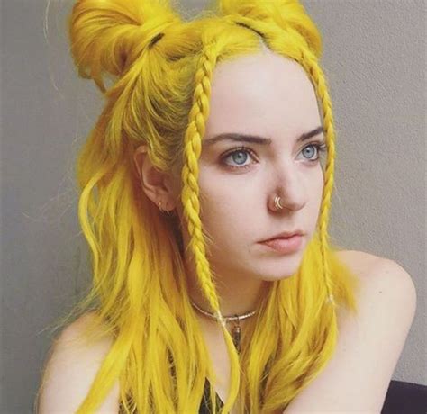 Yellow Hair Hair Styles Grunge Hair Yellow Hair