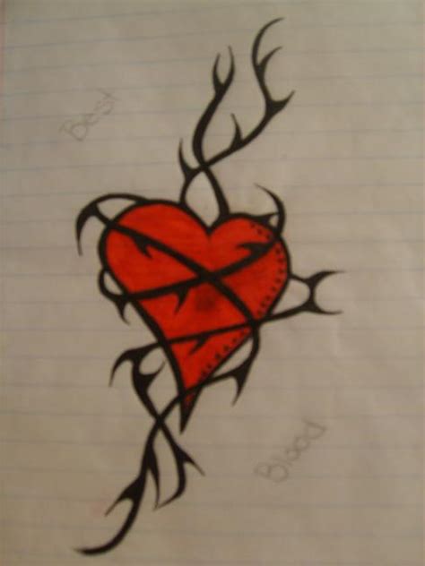 Thorn tattoo designs and placement. Heart Vine Tattoo Design by TwiztidRoze on DeviantArt