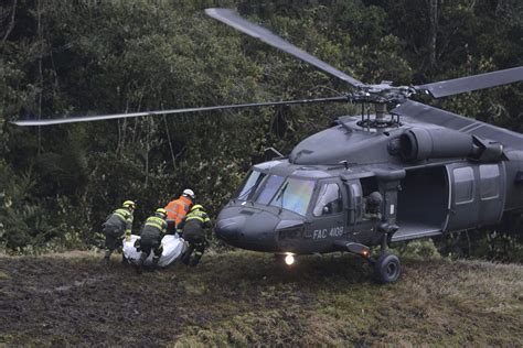 The helicopter, which was on a routine training mission, crashed in a field. No survivors in Colombia military helicopter crash- The ...