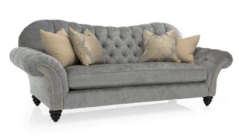 Button Tufted Curved Back Sofa With Beehive Legs Available In Hundreds