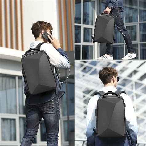 Buy Fenruien Laptop Backpack For Men 156 Inch Expandable Hard Shell