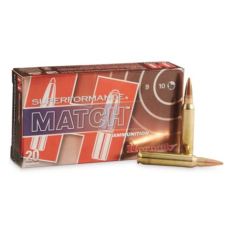 Hornady Superformance Match 223 Remington Bthp Match 75 Grain 20