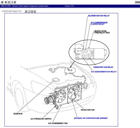 2007 Honda Accord Ac Pressure Switch Location