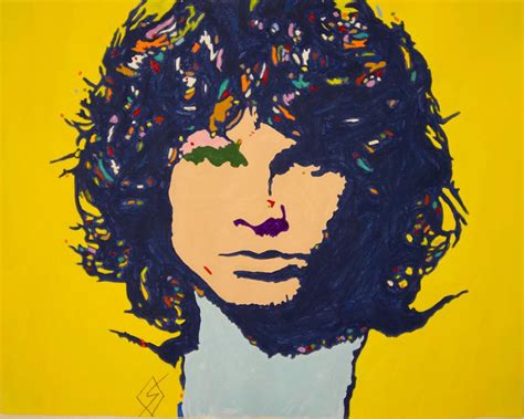 Jim Morrison Painting By Stormm Bradshaw Fine Art America