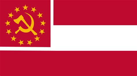 It had a large red bar at the. Communist CSA Flag : vexillology