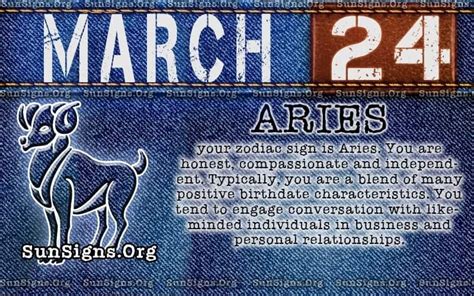 March 24 Birthday Horoscope Personality Sun Signs