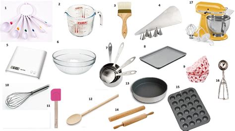 You can pick from aluminium cake tins, silicon cupcake liners, chocolate moulds, spatulas, brushes, pastry bags, icing nozzles, rotating cake. Baking Basics - Make it or bake it
