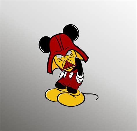 Mickey svg Mouse svg Darth Vader svg Mickey Vader svg Star | Etsy