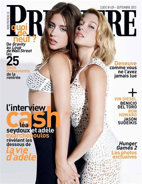 Lea Seydoux And Adele Exarchopoulos Premiere Magazine Photoshoot L A Seydoux Photo