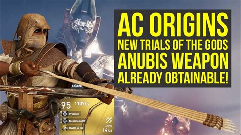 Assassin S Creed Origins Trial Of The Gods New Anubis Weapon ALREADY