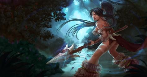 Nidalee League Of Legends Fan Art By Georgestratulat On Deviantart