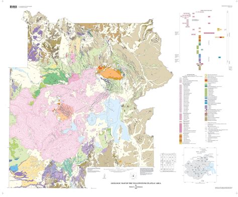 First Geological Map Of Yellowstone National Park Stands Test Of Time