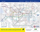 Nuevo mapa del metro de Londres 2022
