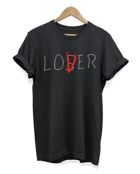 Lover Loser T Shirt It Stephen King Clown Hallowen Looser Tee Ebay