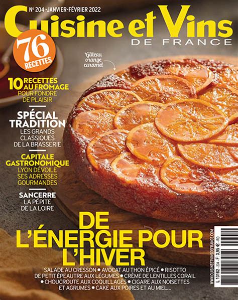 Cuisine Et Vins De France Janvier No Download Pdf