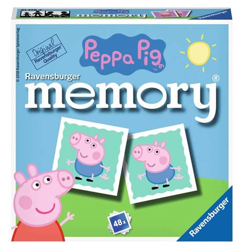Grab a pig is a fantastic british card game for all lovers of fun aged from 6 to 96. Ravensburger Peppa Pig Mini Memory Card Game | Jarrold, Norwich