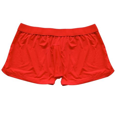 us men stretch boxer briefs shorts open penis sheath thong underwear underpants ebay
