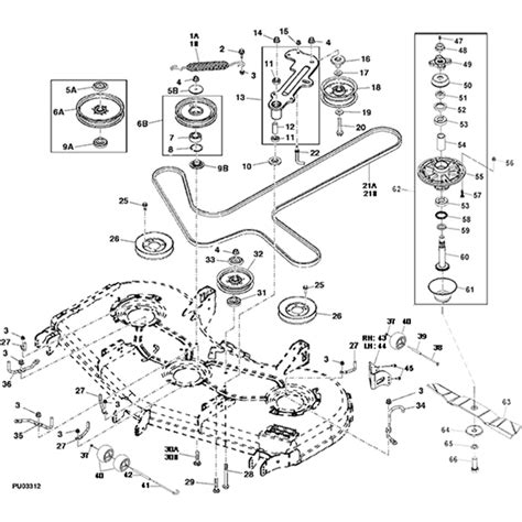 John Deere Z525e Belt Diagram