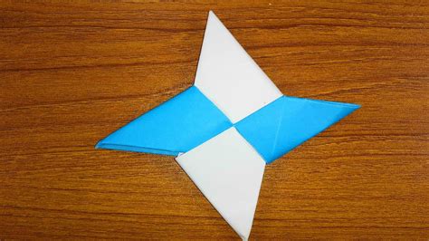 Simple Origami Ninja Star Ninja Star Origami Easy Paper Tutorial