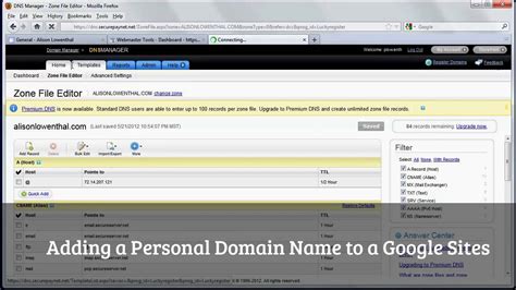Our google sites review will help you decide. Adding a Personal Domain Name to a Google Sites - YouTube