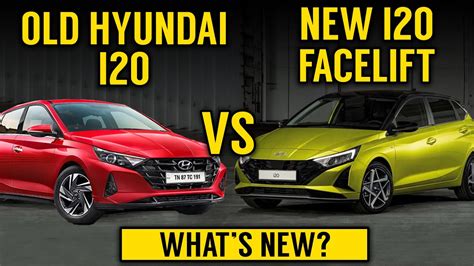 I20 Facelift 2023 Vs Old I20 Whats New In New I20 Facelift Hyundai