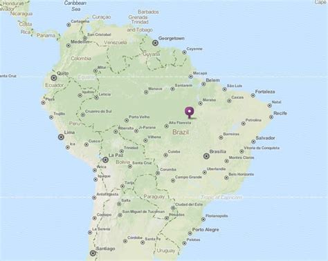 Google Map Of Brazil