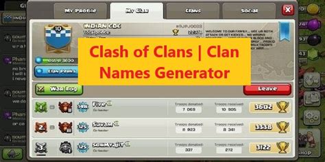 Best Clan Names For Coc Paperdase