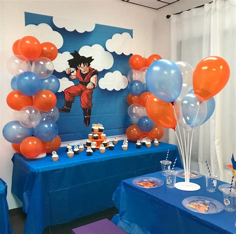 Dragon Ball Z Party Goku Birthday Naruto Birthday Dragon Birthday